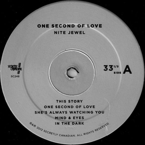 Nite Jewel : One Second Of Love (LP, Album)