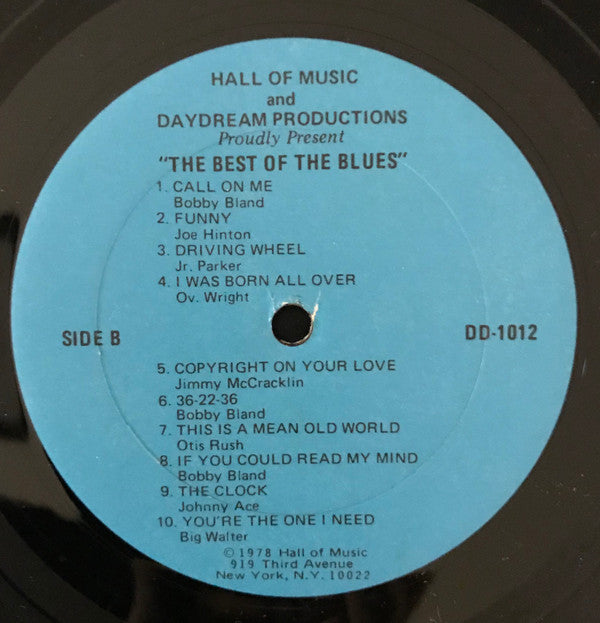 Various : The Best Of The Blues (LP, Comp)