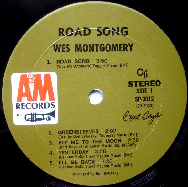 Wes Montgomery : Road Song (LP, Album)