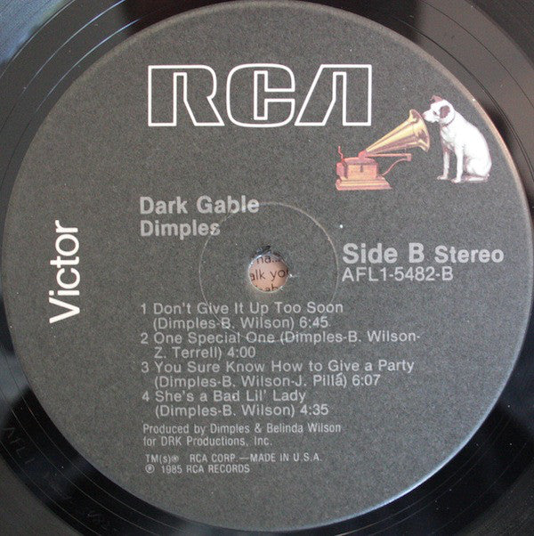 Dimples* : Dark Gable (LP, Album)