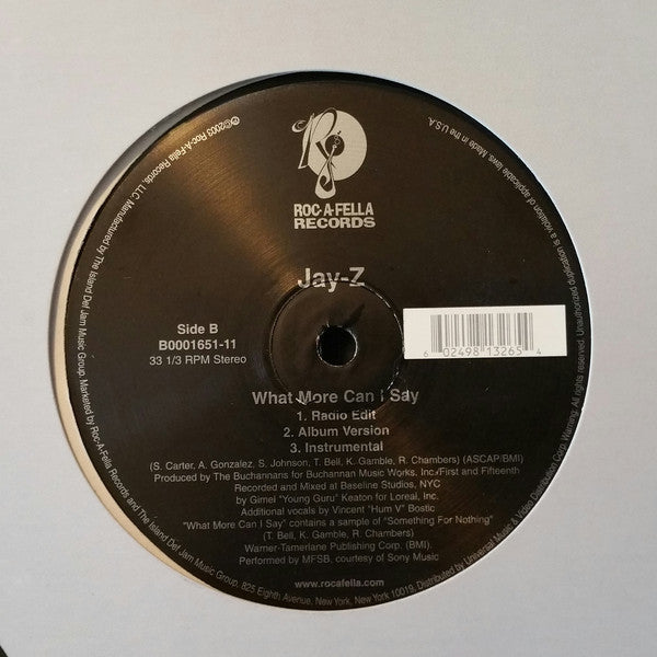 Jay-Z : Change Clothes (12", Single)