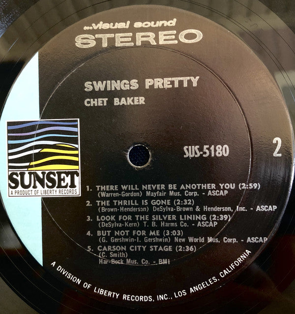 Chet Baker : Swings Pretty (LP, Comp)
