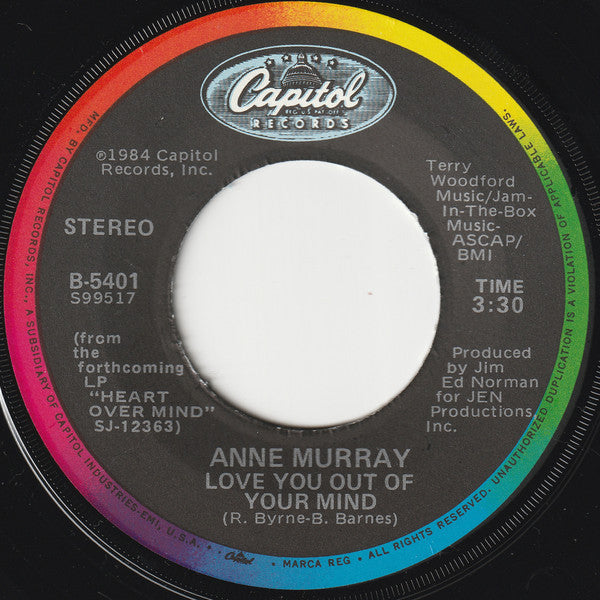 Anne Murray With Dave Loggins : Nobody Loves Me Like You Do (7", Single, Win)