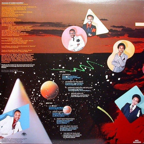 The Floaters : Float Into The Future (LP, Album, Glo)