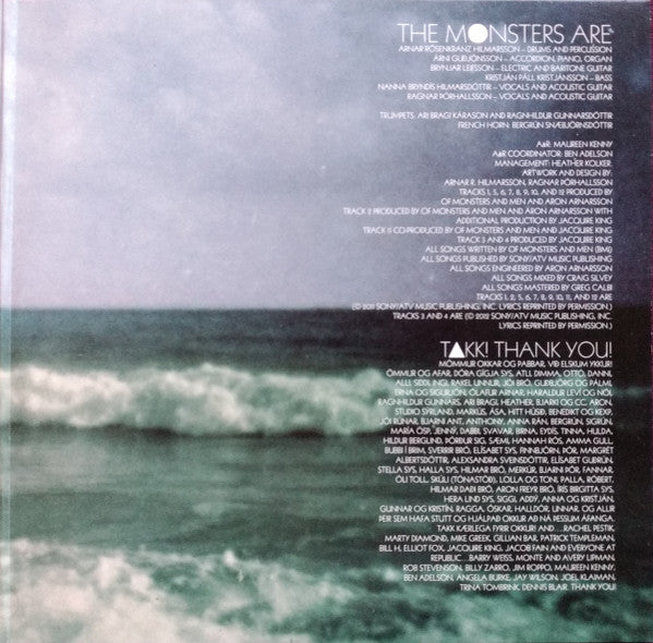 Of Monsters And Men : My Head Is An Animal (2xLP, Album, Pin)