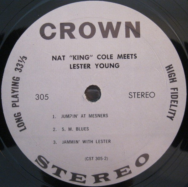 Nat King Cole : Nat "King" Cole Meets Lester Young (LP)