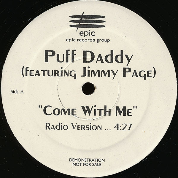 Buy Puff Daddy featuring Jimmy Page Come With Me (12", Promo) Online