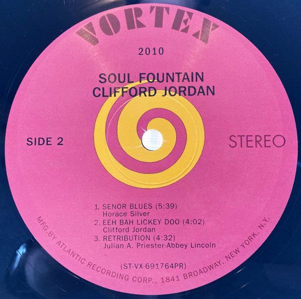 Clifford Jordan : Soul Fountain (LP, Album, Ltd, RE, 180)