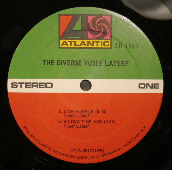 Yusef Lateef : The Diverse Yusef Lateef (LP, Album)