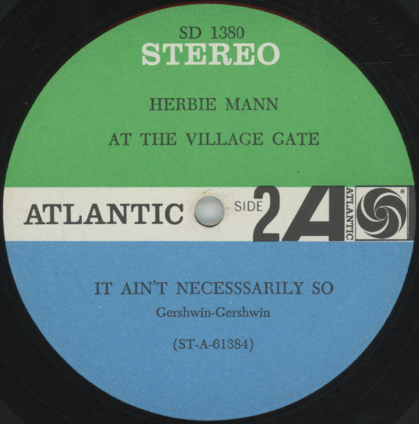 Herbie Mann : Herbie Mann At The Village Gate (LP, Album, Mon)