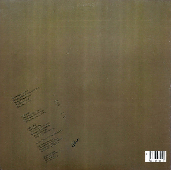 Chet Baker : Once Upon A Summertime (LP, Album, RE)