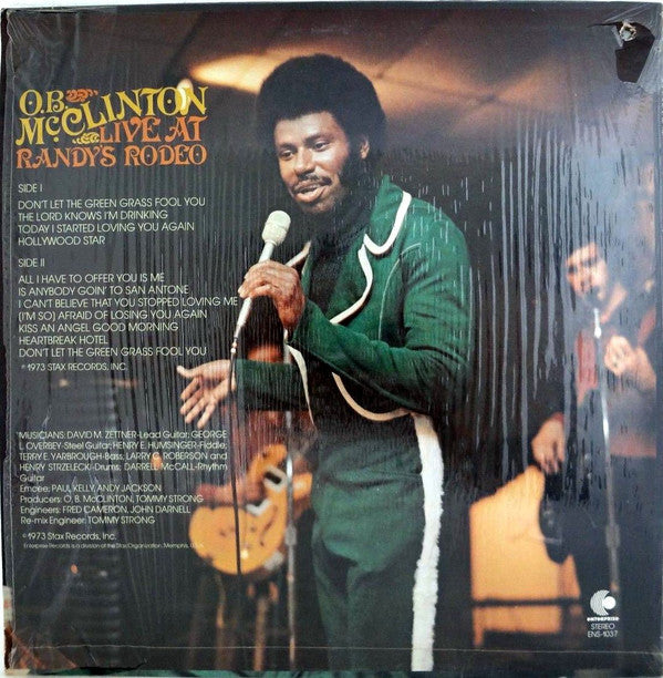 O.B. McClinton* : Live At Randy's Rodeo (LP, Album)
