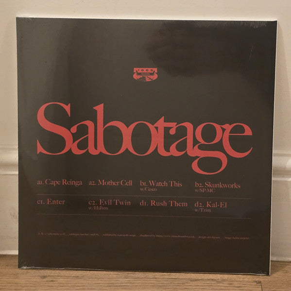 Alix Perez : Sabotage (2x12", Album, Red)
