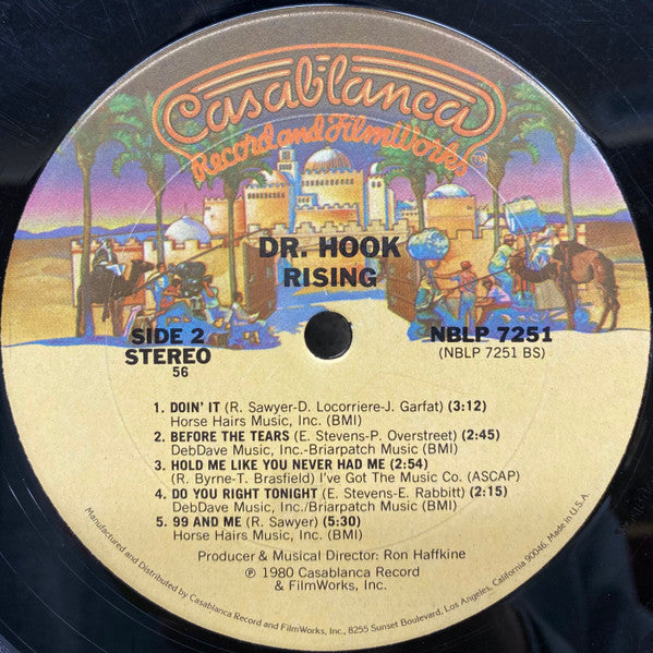 Dr. Hook : Rising (LP, Album, Club, Ter)