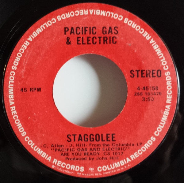 Pacific Gas & Electric : Are You Ready? (7", Single, Styrene, Ter)