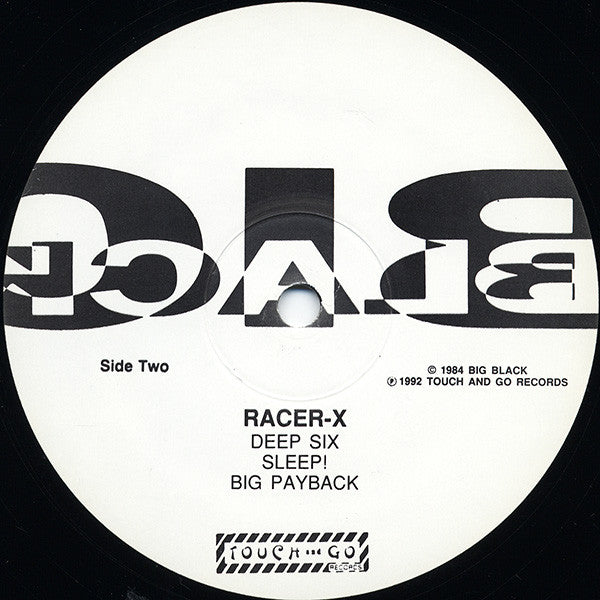 Big Black : Racer-X (12", EP, RE)