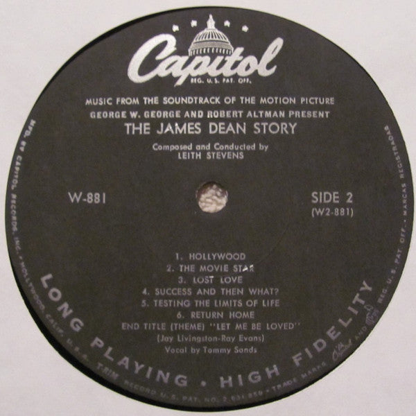 Leith Stevens : The James Dean Story - Music From The Motion Picture Soundtrack (LP, Album, Mono)