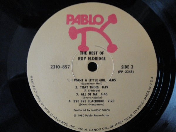 Roy Eldridge : The Best Of (LP, Comp)