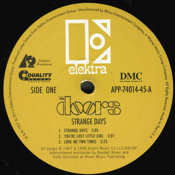 The Doors : Strange Days (2x12", Album, RE, RM, 200)