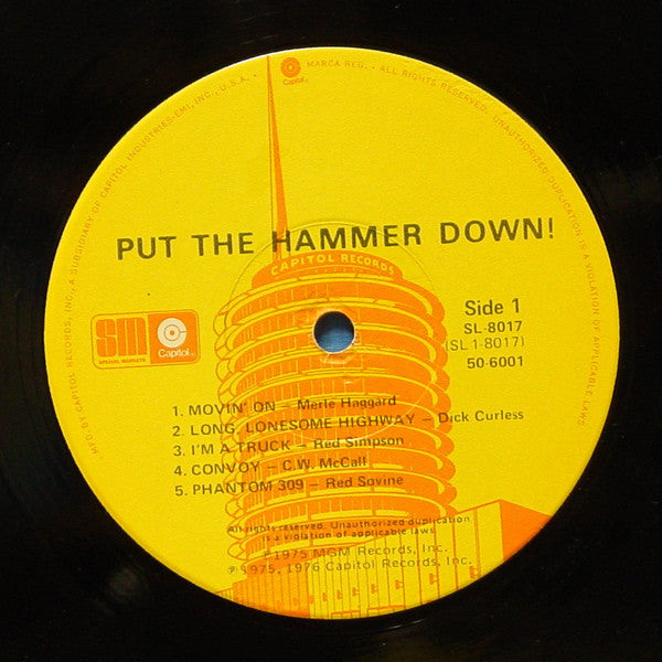 Various : Put The Hammer Down (LP, Comp)