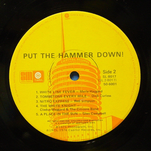 Various : Put The Hammer Down (LP, Comp)