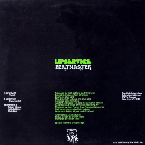 Beatmaster : Lipservice (12")