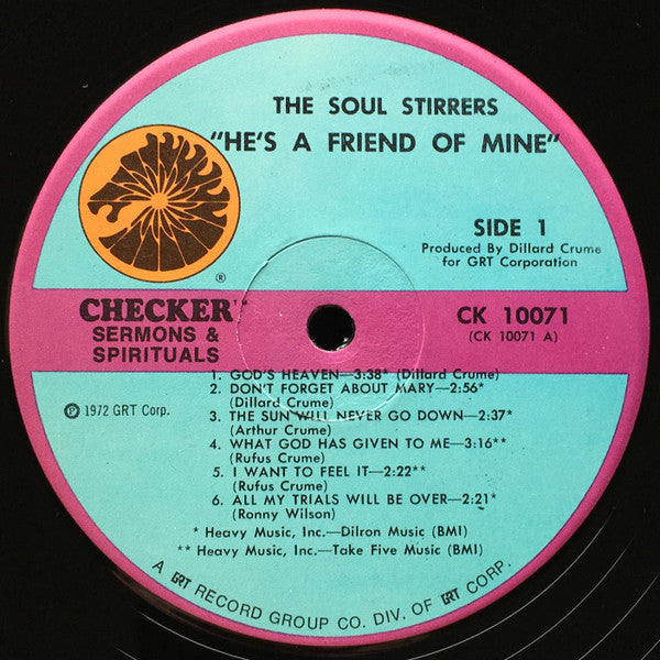 The Soul Stirrers : He's A Friend Of Mine (LP, Album)