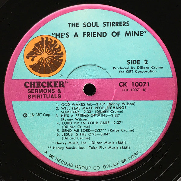 The Soul Stirrers : He's A Friend Of Mine (LP, Album)