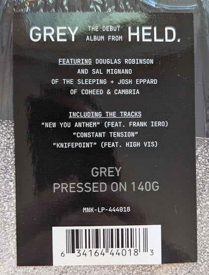 Held. : Grey (LP, Album, Gre)