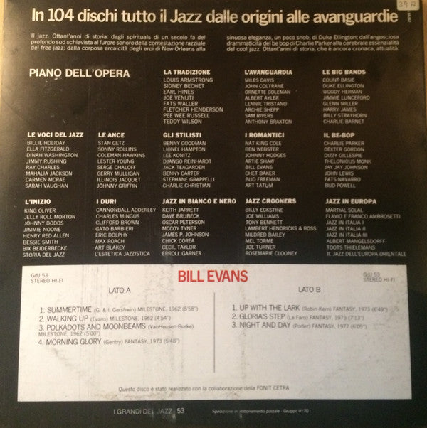 Bill Evans : Bill Evans (LP, Comp, RE)