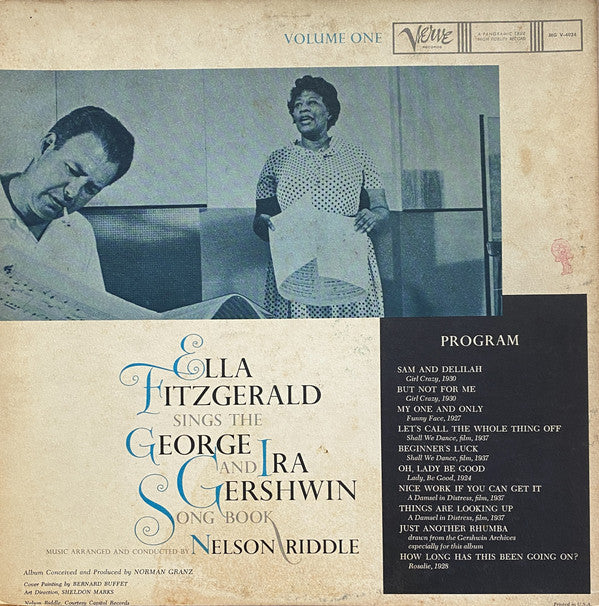 Ella Fitzgerald : Sings The George And Ira Gershwin Song Book (Vol. 1) (LP, Album, Mono, Gat)