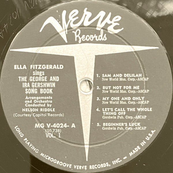 Ella Fitzgerald : Sings The George And Ira Gershwin Song Book (Vol. 1) (LP, Album, Mono, Gat)