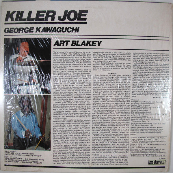 George Kawaguchi, Art Blakey : Killer Joe (LP, Album)