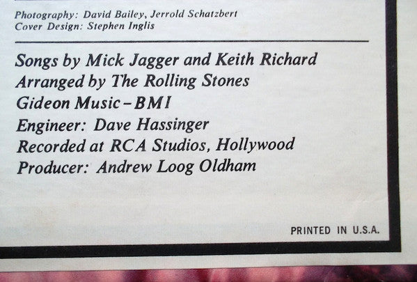 The Rolling Stones : Aftermath (LP, Album, Mono, All)