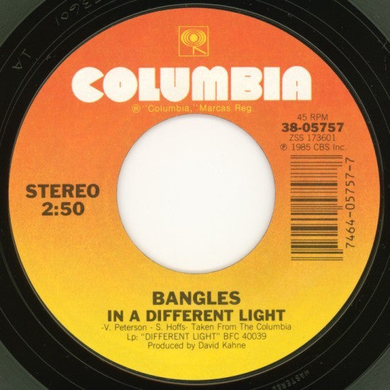 Bangles : Manic Monday (7", Single, Styrene, Pit)