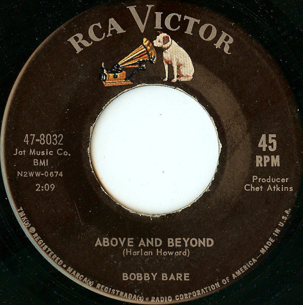 Bobby Bare : Above And Beyond (7", Single, Ind)