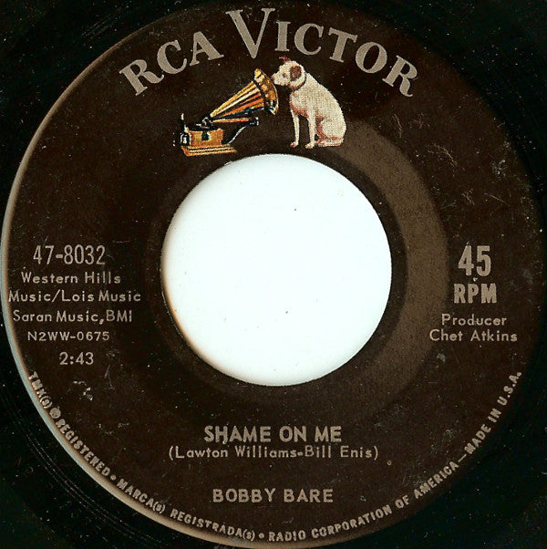 Bobby Bare : Above And Beyond (7", Single, Ind)