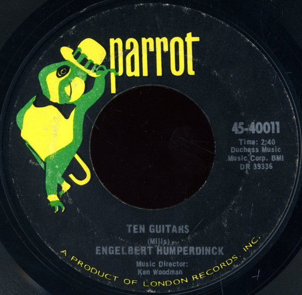 Engelbert Humperdinck : Release Me (And Let Me Love Again) / Ten Guitars (7", Styrene, She)
