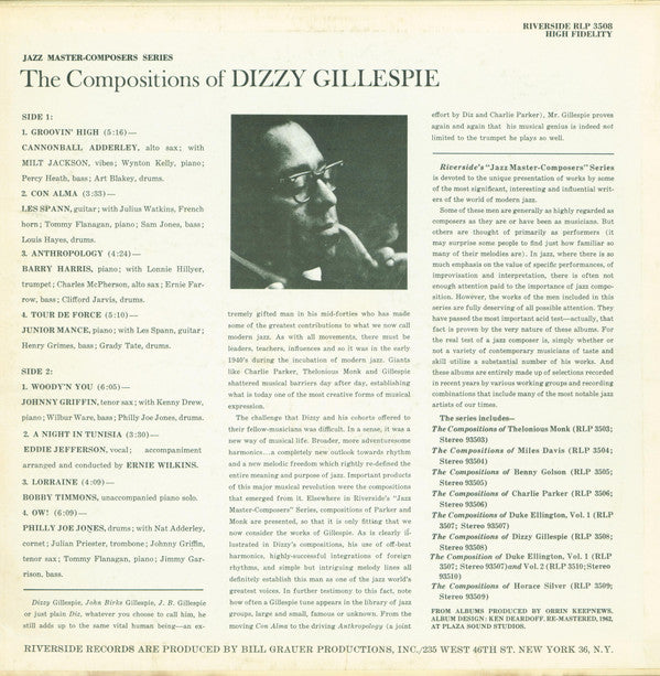 Various : The Compositions Of Dizzy Gillespie (LP, Comp)