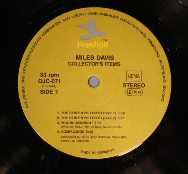 Miles Davis : Collectors' Items (LP, Album, RE)