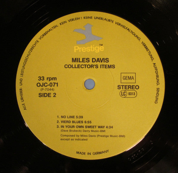 Miles Davis : Collectors' Items (LP, Album, RE)