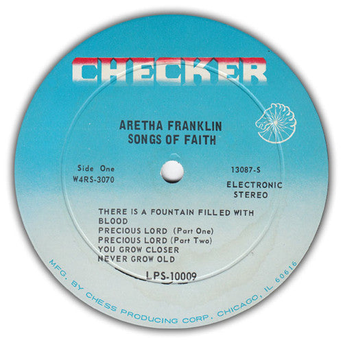Aretha Franklin : Songs Of Faith (LP, Album, RE)