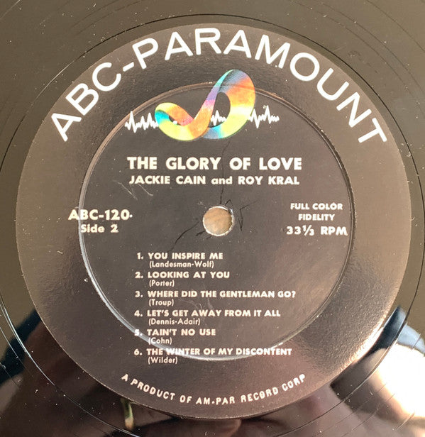 Jackie And Roy* : The Glory Of Love (LP, Album, Mono)