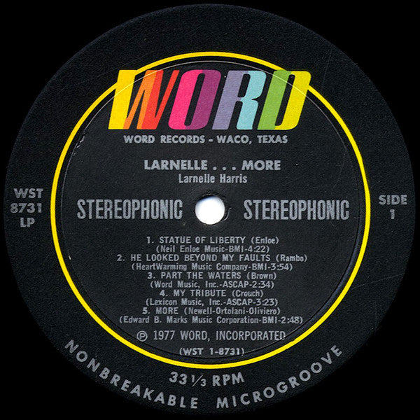 Larnelle* : More (LP, Album)