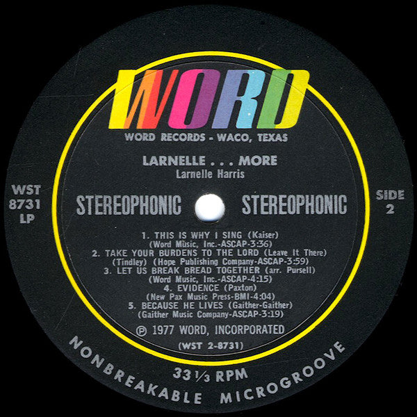 Larnelle* : More (LP, Album)
