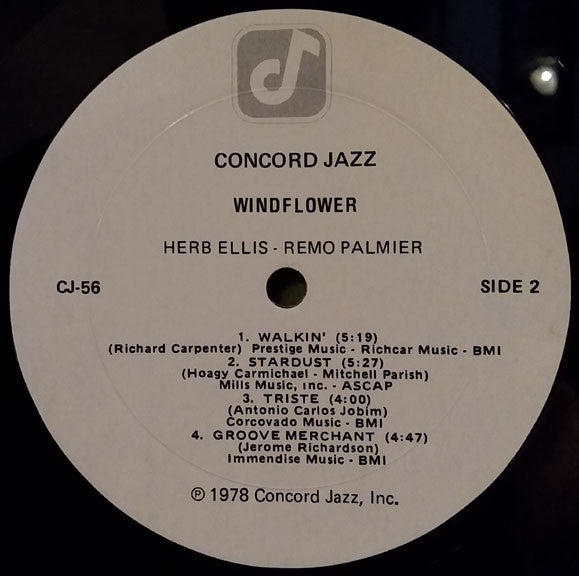 Herb Ellis • Remo Palmier* : Windflower (LP, Album)