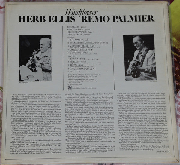 Herb Ellis • Remo Palmier* : Windflower (LP, Album)