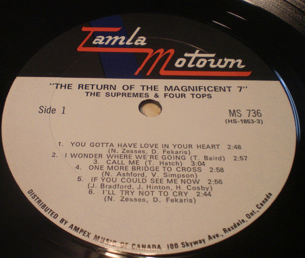 The Supremes & The Four Tops* : The Return Of The Magnificent Seven (LP, Album)