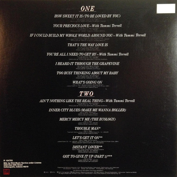Marvin Gaye : Every Great Motown Hit Of Marvin Gaye (LP, Comp, Club)