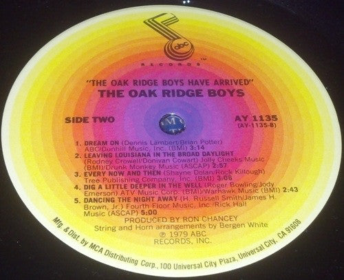 The Oak Ridge Boys : The Oak Ridge Boys Have Arrived (LP, Album)